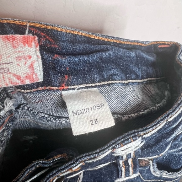 vtg LAGUNA BEACH Embellished Bootcut Jeans. Size 28 - Picture 9 of 10